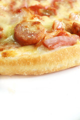 pizza background, edge