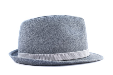 Light gray hat isolated