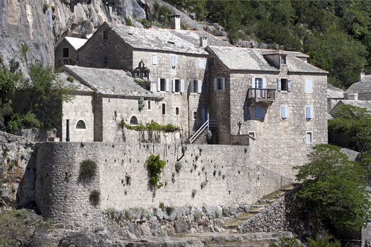 Blaca medieval glagolitic hermitage on Brac Island, Croatia