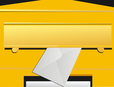 Briefkasten, Brief, blanko,