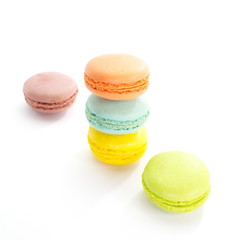 Tasty colorful macaroon