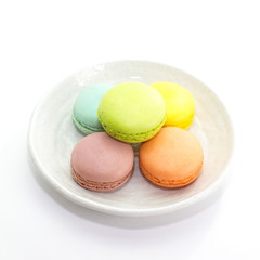Tasty colorful macaroon