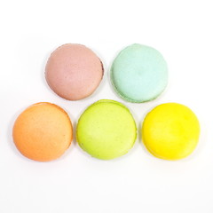 Tasty colorful macaroon