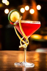 Zelfklevend Fotobehang Red cocktail © funkyfrogstock