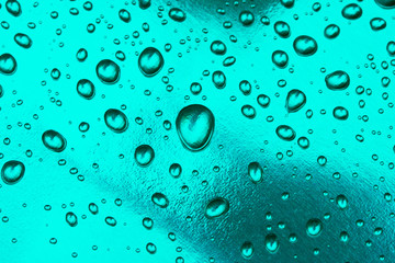 many water drops for background