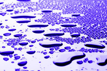 many water drops for background