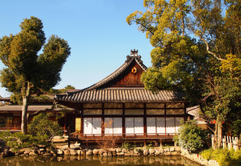 traditional wood house, Tokyo, Japan