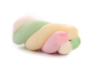 Marshmallows. Different color. Close up.