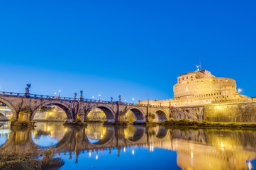 Castel Sant Angelo in Parco Adriano, Rome, Italy
