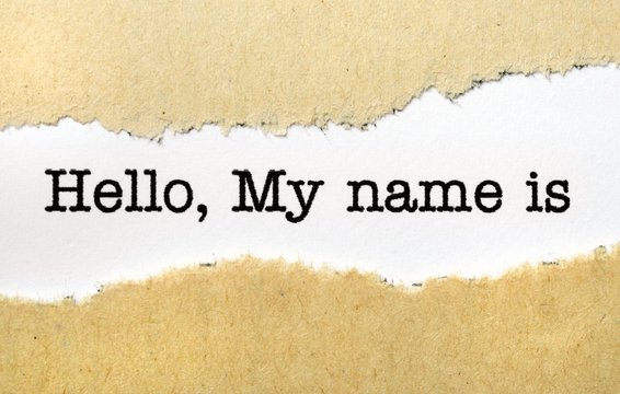 Hello, my name is