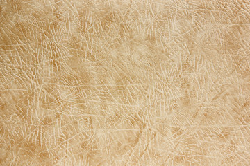 Texture of colored crumpled leather