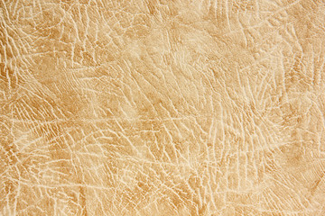 Texture of colored crumpled leather