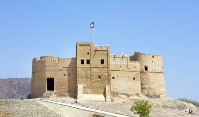 Naklejka premium Fujairah Fortress United Arab Emirates