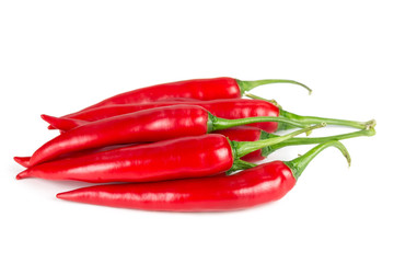 chili pepper isolated on white