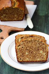 Green tea loaf cake