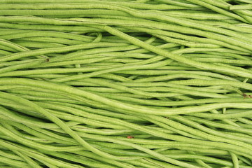 Long green beans background
