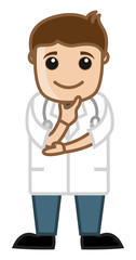 Fototapeta premium Doctor Wondering