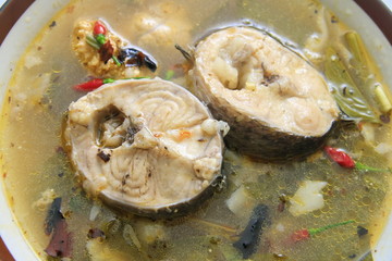 Fish spicy curry, Thai food