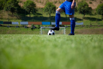Obraz premium Soccer player