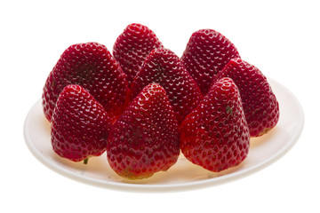 Bright ripe strawberry