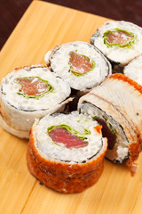 sushi with eel