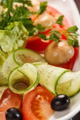 fresh vegetable salad