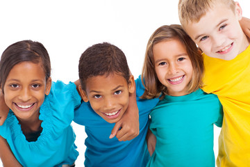 group of multiracial kids - 54608270
