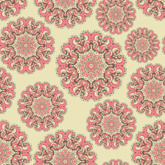 Beautiful seamless lace background vector