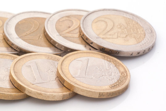 euro coins