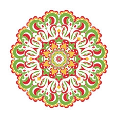 Beautiful summer lace ornament background vector