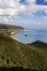 Landscape of National park of Arrabida in Portugal