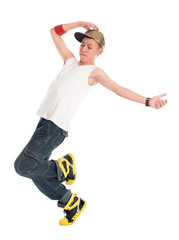 Teen hip hop dancer