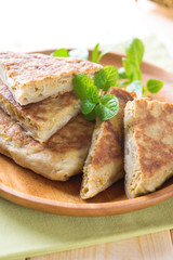 Stuffed pancake murtabak