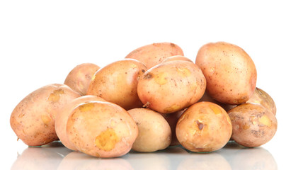Potato isolated on white