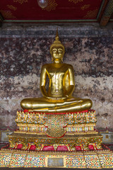 Golden Buddha in Wat Suthat, Bangkok, Thailand