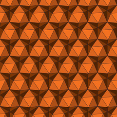 abstract orange triangle background vector