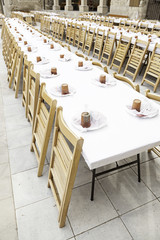 Large dining table