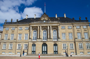 Fototapeta na wymiar amalienborg palace