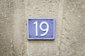 Number nineteen