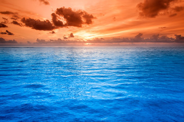 Fototapeta premium Tropical sea water in Maldives