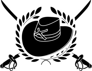 american cavalry  stencil  second variant