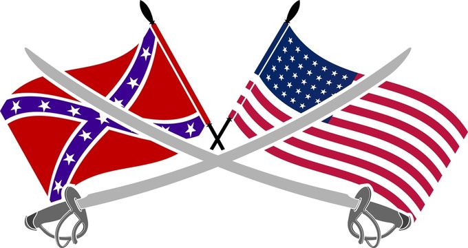 american civil war  stencil  seventh variat