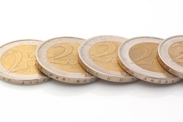 2 euro coins