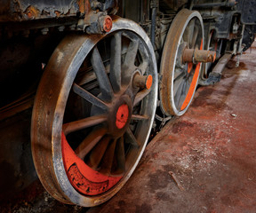 Part of an old industrial train