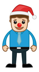 Christmas Party Costume - Cartoon Business Character