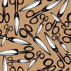seamless pattern scissors