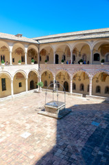 Cloister of San Francesco in Assisi, Italy
