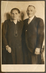 old couple - circa 1940