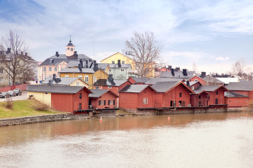 Obraz premium City of Porvoo. Former customs terminals