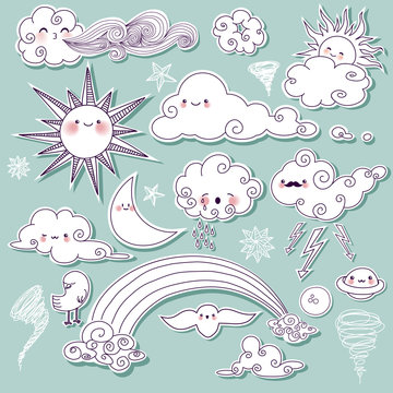 Celestial and Weather Icons